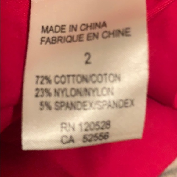 ANTHROPOLOGIE PREMISE BUTTON DOWN SHIRT DRESS BELT RED SZ 2 - Picture 8 of 8